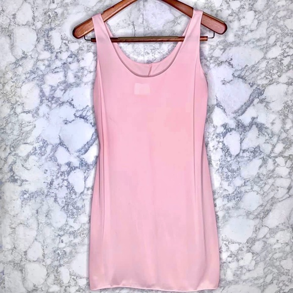 Vintage Dusty Rose Chemise Slip Made In USA Women’s Small To Medium - Picture 4 of 10